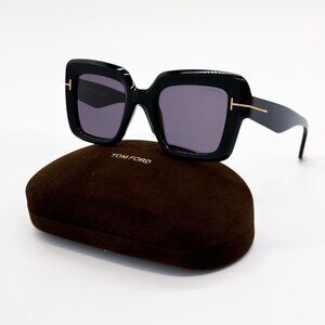 NEW TOM FORD SUNGLASSES ESME TF1157 01A BLACK WOMEN EYEWEAR FT1157/S 01A